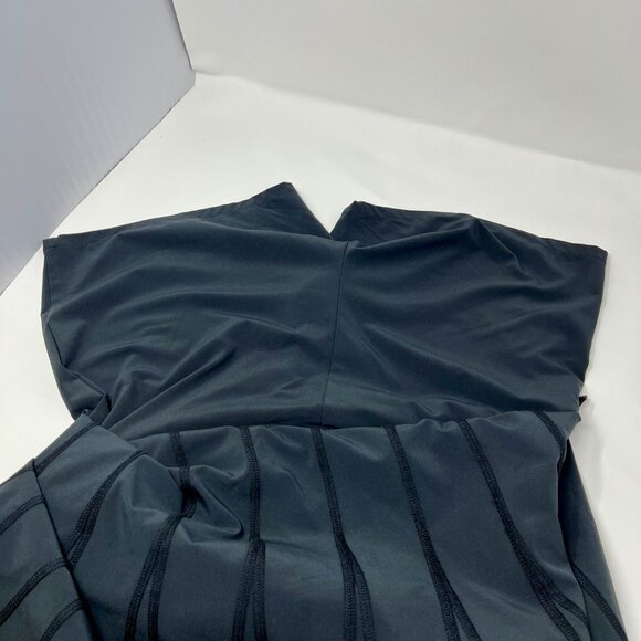 Athleta Black Tennis Skort Size 4 with Side Zip - Picture 6 of 12